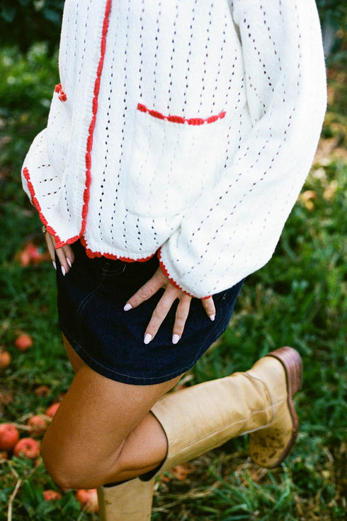 Apple Knit Cardigan